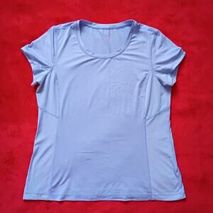 Tek Gear Performance T-shirt Light Blue Pastel Women Size XL Spring Activewear